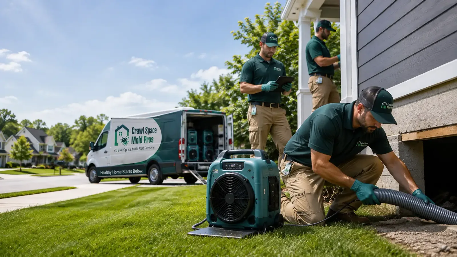 Crawl Space Mold Removal in Austin, MN